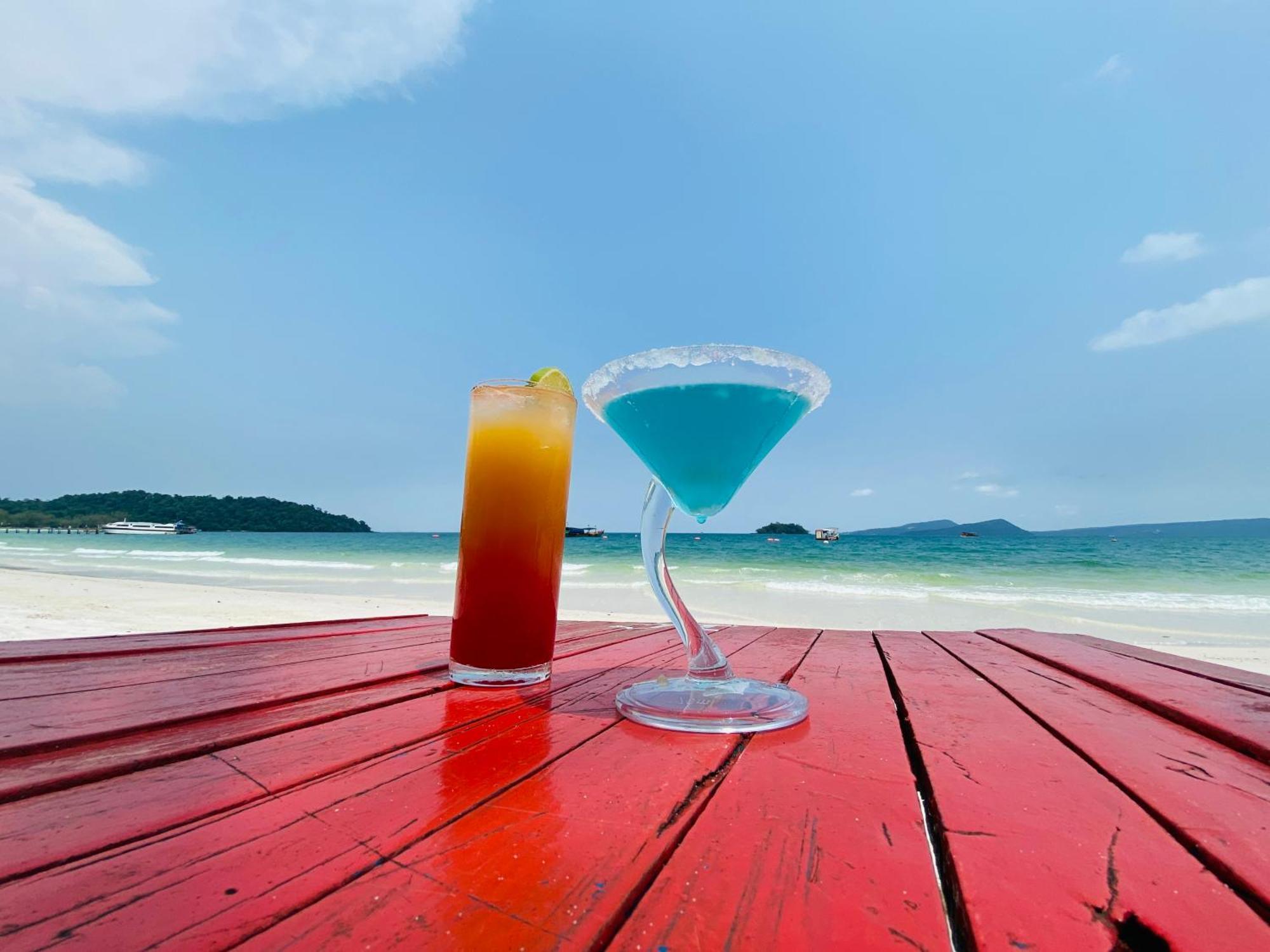 Koh Rong Beach Hostel And Bungalows Kaoh Touch Экстерьер фото