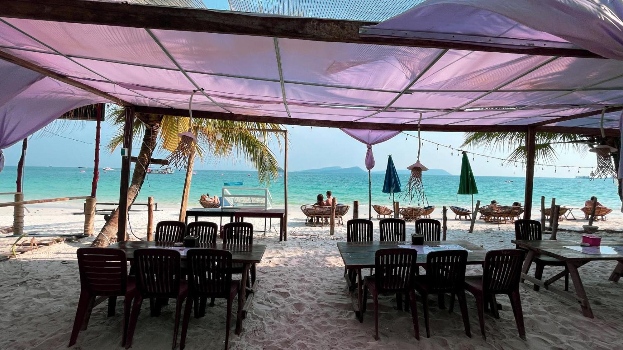 Koh Rong Beach Hostel And Bungalows Kaoh Touch Экстерьер фото