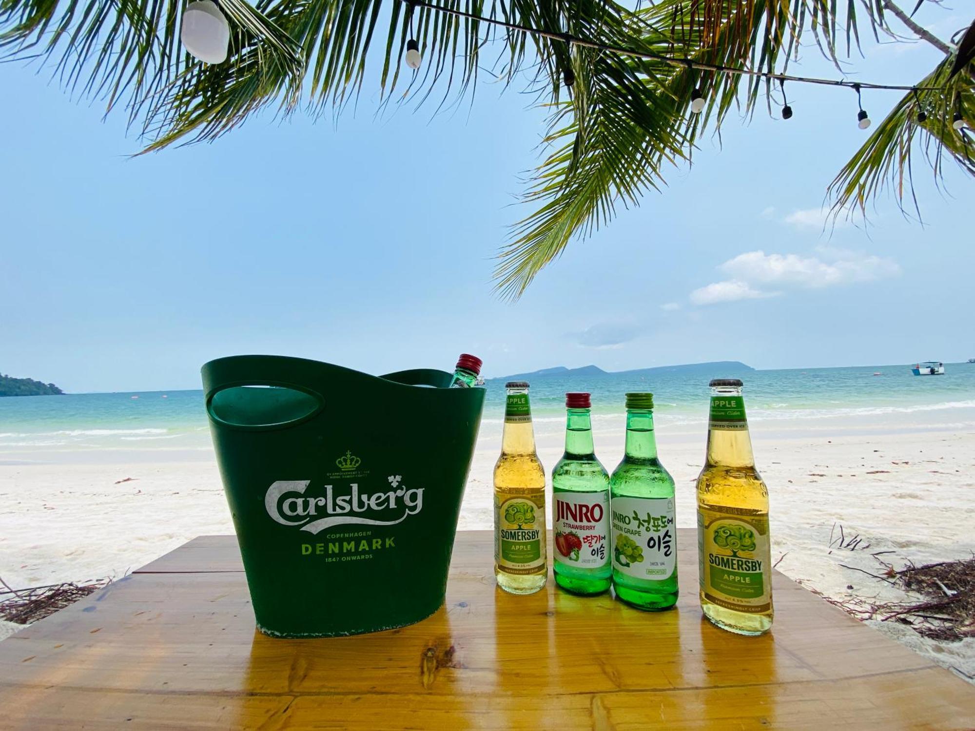 Koh Rong Beach Hostel And Bungalows Kaoh Touch Экстерьер фото